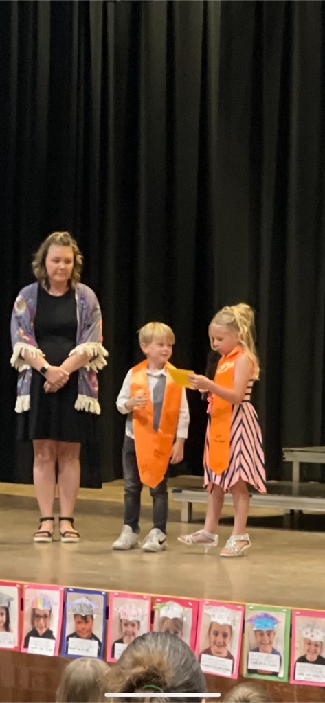1st Grade Promotion at Chase County Schools. These 1st graders worked hard to learn what they missed in kindergarten due to the pandemic as well as the 1st grade curriculum. Well done!